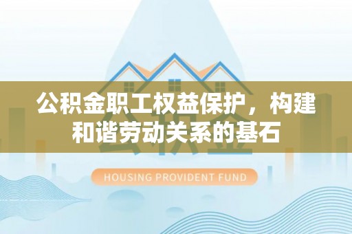 兰坪公积金职工权益保护，构建和谐劳动关系的基石