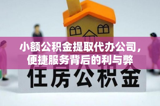 兰坪小额公积金提取代办公司，便捷服务背后的利与弊