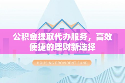 兰坪公积金提取代办服务，高效便捷的理财新选择