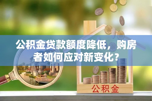 兰坪公积金贷款额度降低，购房者如何应对新变化？