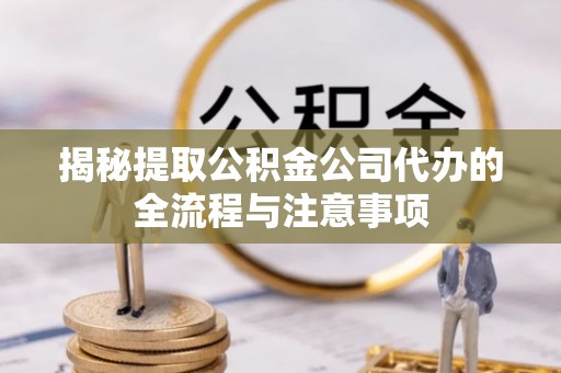 兰坪揭秘提取公积金公司代办的全流程与注意事项