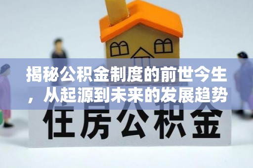 兰坪揭秘公积金制度的前世今生，从起源到未来的发展趋势