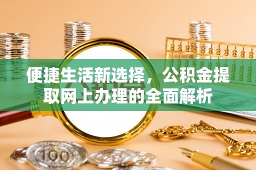 兰坪便捷生活新选择，公积金提取网上办理的全面解析