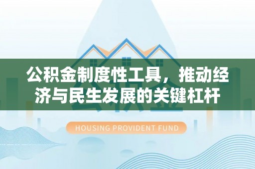 兰坪公积金制度性工具，推动经济与民生发展的关键杠杆