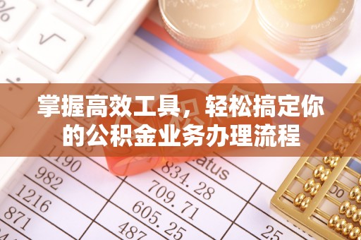 兰坪掌握高效工具，轻松搞定你的公积金业务办理流程