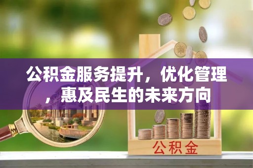 兰坪公积金服务提升，优化管理，惠及民生的未来方向