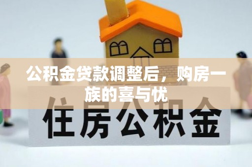 兰坪公积金贷款调整后，购房一族的喜与忧