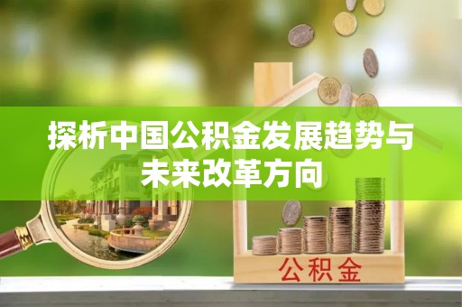 兰坪探析中国公积金发展趋势与未来改革方向