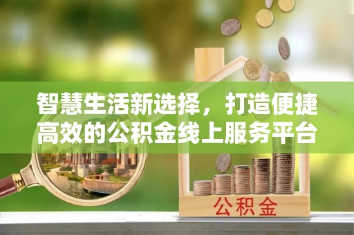 兰坪智慧生活新选择，打造便捷高效的公积金线上服务平台