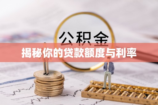 兰坪揭秘你的贷款额度与利率