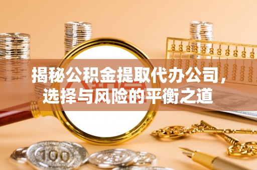 兰坪揭秘公积金提取代办公司，选择与风险的平衡之道
