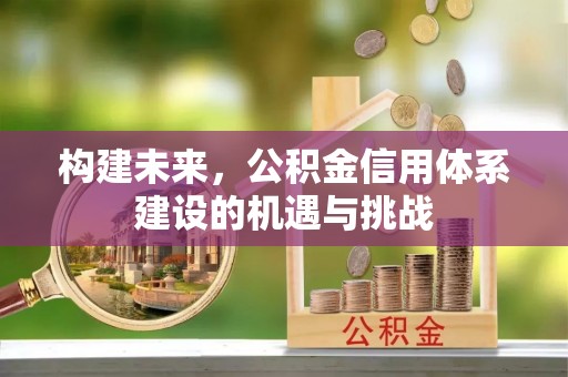 兰坪构建未来，公积金信用体系建设的机遇与挑战