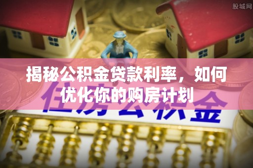兰坪揭秘公积金贷款利率，如何优化你的购房计划