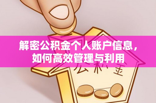 兰坪解密公积金个人账户信息，如何高效管理与利用
