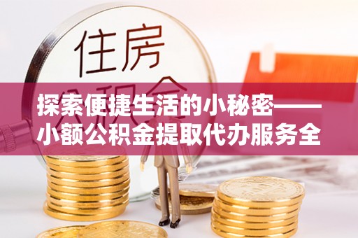 兰坪探索便捷生活的小秘密——小额公积金提取代办服务全解析