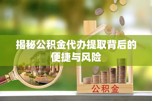兰坪揭秘公积金代办提取背后的便捷与风险