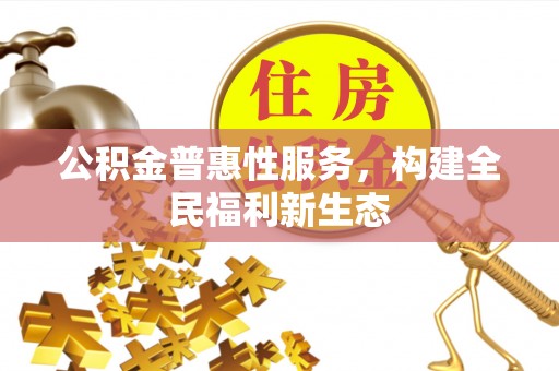 兰坪公积金普惠性服务，构建全民福利新生态
