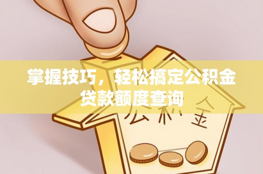 兰坪掌握技巧，轻松搞定公积金贷款额度查询