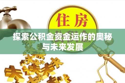 兰坪探索公积金资金运作的奥秘与未来发展