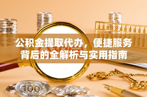 兰坪公积金提取代办，便捷服务背后的全解析与实用指南