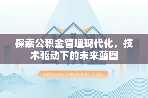 兰坪探索公积金管理现代化，技术驱动下的未来蓝图