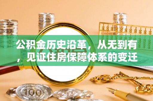 兰坪公积金历史沿革，从无到有，见证住房保障体系的变迁