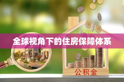 兰坪全球视角下的住房保障体系
