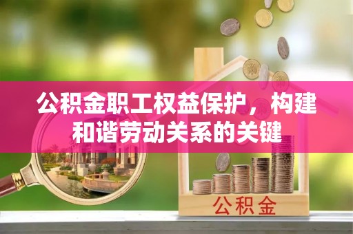 兰坪公积金职工权益保护，构建和谐劳动关系的关键